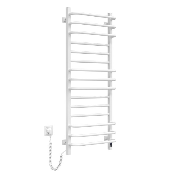 Electric Towel Rail WHITE GRANDIS Sensor 480х1200 left