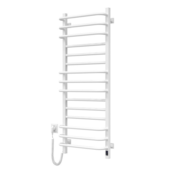 Electric Towel Rail WHITE GRANDIS Sensor 480х1200 left