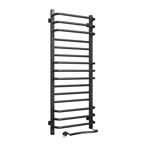 Electric Towel Rail BLACK GRANDIS Sensor 480х1200 right