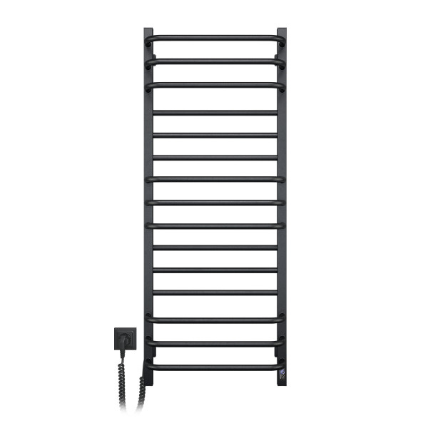 Electric Towel Rail BLACK GRANDIS Sensor 480х1200 left