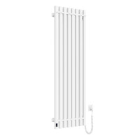Electric bathroom radiator WHITE NAVIN LEVANTE 450х1400 right