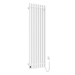 Electric bathroom radiator WHITE NAVIN LEVANTE 450х1400 right