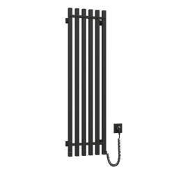 Electric bathroom radiator BLACK NAVIN LEVANTE 330x1200 right