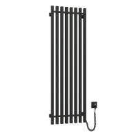 Electric bathroom radiator BLACK NAVIN LEVANTE 450х1400 right